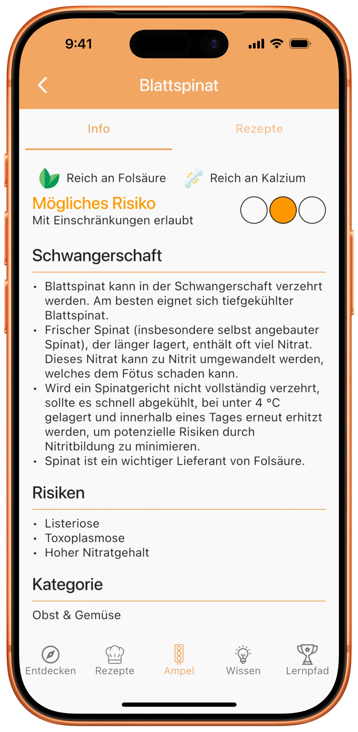 MIMBA App Vorschau auf einem Smartphone